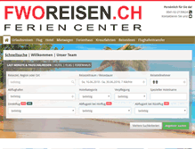 Tablet Screenshot of fworeisen.ch